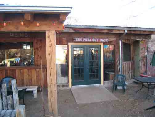 Taos Pizza Out Back – Taos, New Mexico